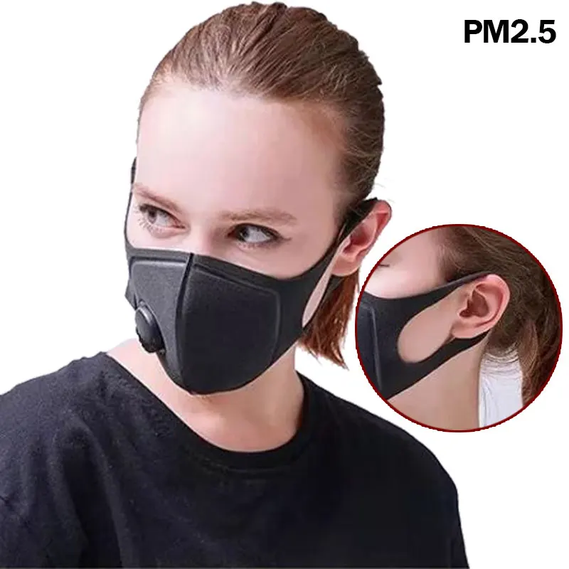 

2019 Newest Respiratory Dust Mask Upgraded Version Men & Women Dustproof Anti-fog Haze Pm2.5 Pollen 3D Cropped Breathable Valve