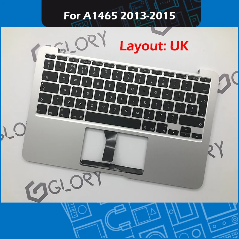 

2013 2014 2015 Year Topcase with UK keyboard For Macbook Air 11.6" A1465 Top Case Palmrest EMC 2631 2924
