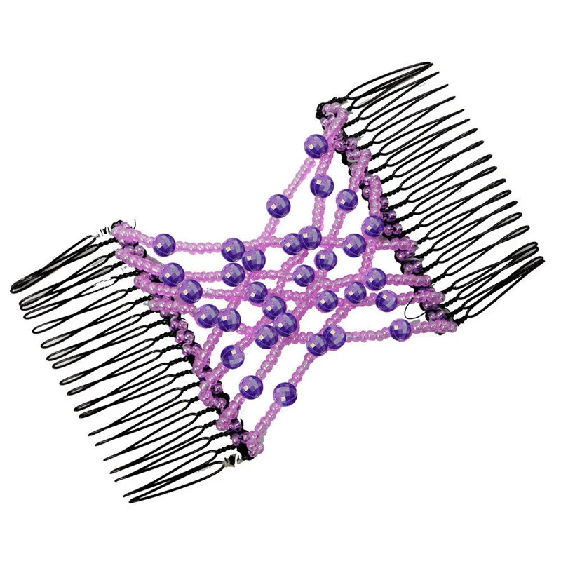 Новая модная женская заколка для волос Волшебная эластичная расческа для волос женские аксессуары для волос ювелирные изделия винтажная щетка для волос головной убор