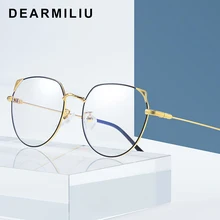DEARMILIU TR90 круглая рамка анти синий свет блокирующие очки светодиодные очки для чтения радиационно-стойкие очки компьютерные игровые очки