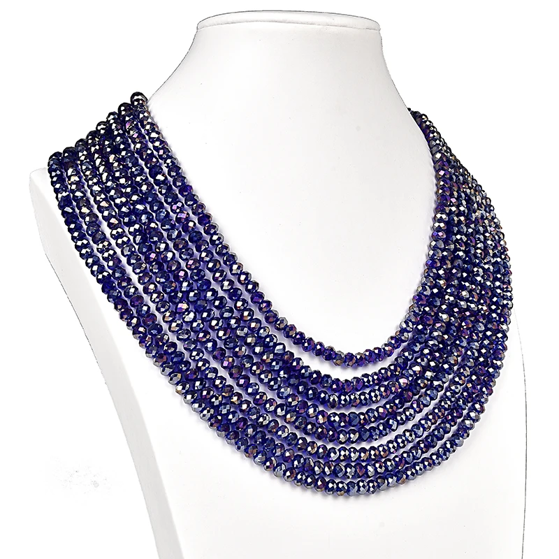 

Purple star beaded jewel Glass crystal Glass crystal Necklace , small and exquisite beads for girlfriend