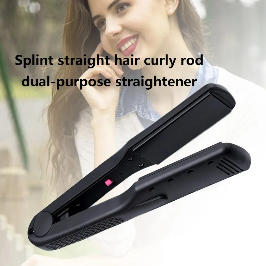 Mini Lightweight Portable Convenient Straight Hair Curler Dual-use Ceramic Ion Perm Electric Splint Straight Hair Stick