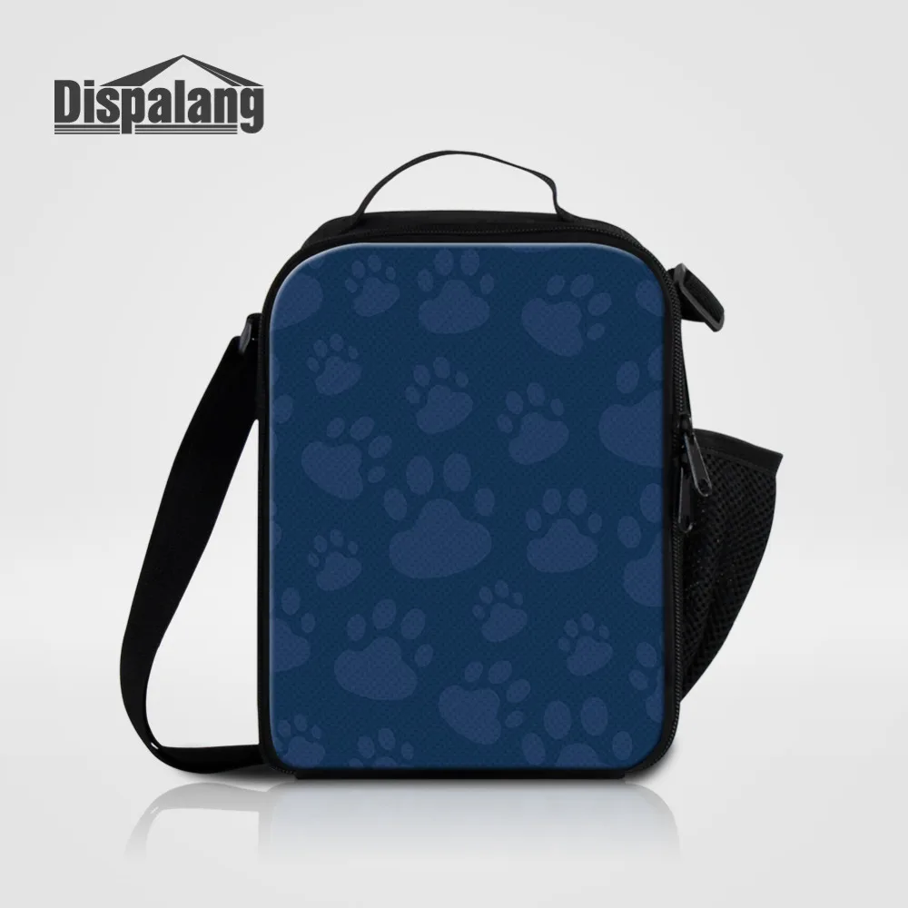 

Dispalang Cat Paw Pattern Kids Lunch Bag Portable Insulated Cooler Iunch Bag Small Thermal Food Fags For Women Men Picnic Bag