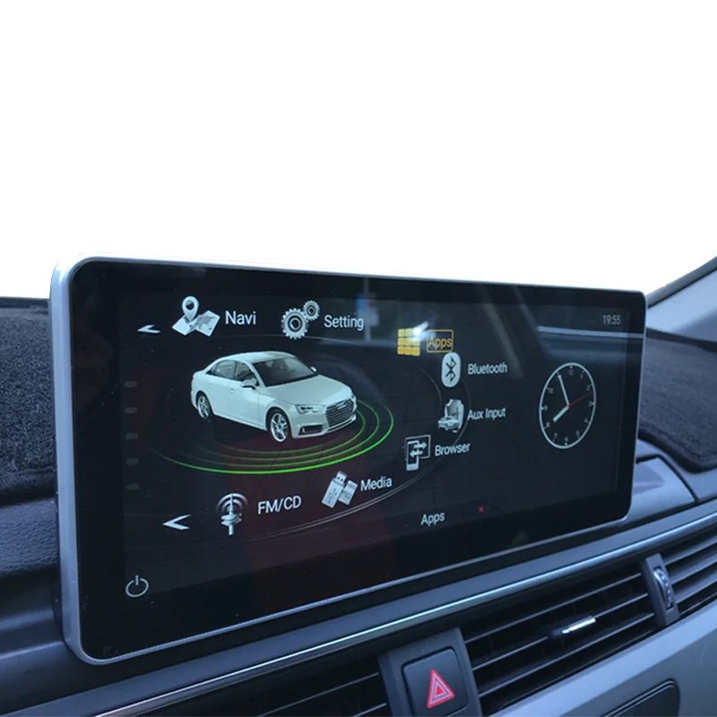 Sale Realsun 10.25 Inch Audi A4 B9 Concert MMI 3G RAM 32G ROM Octa Core Android 7.0 System 4G Network Car GPS Navigation 4