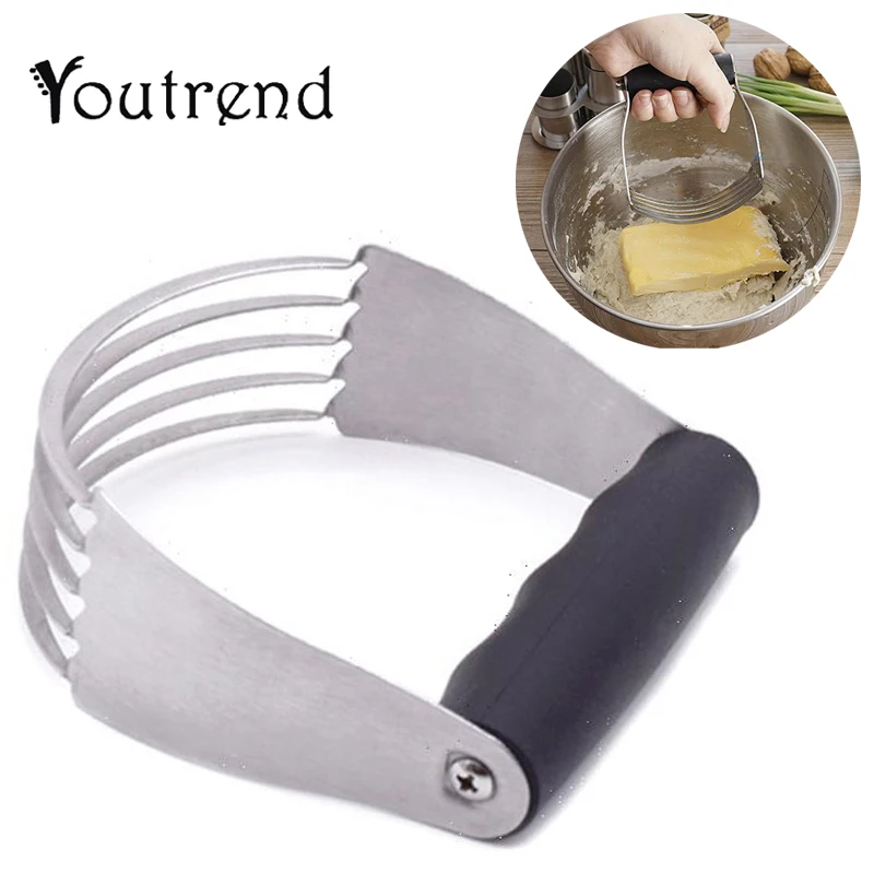 Pastry Cutter Stainless Steel Baking Dough Blender Mixer for Cookie