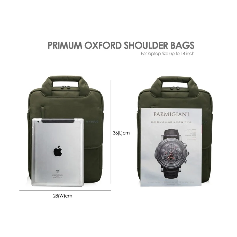 Bolsa Profissional do Computador Bolsa do Mensageiro do Negócio Caixa Superior do Portátil de Oxford Pasta dos Homens Bolsa do Curso - Imagem 5