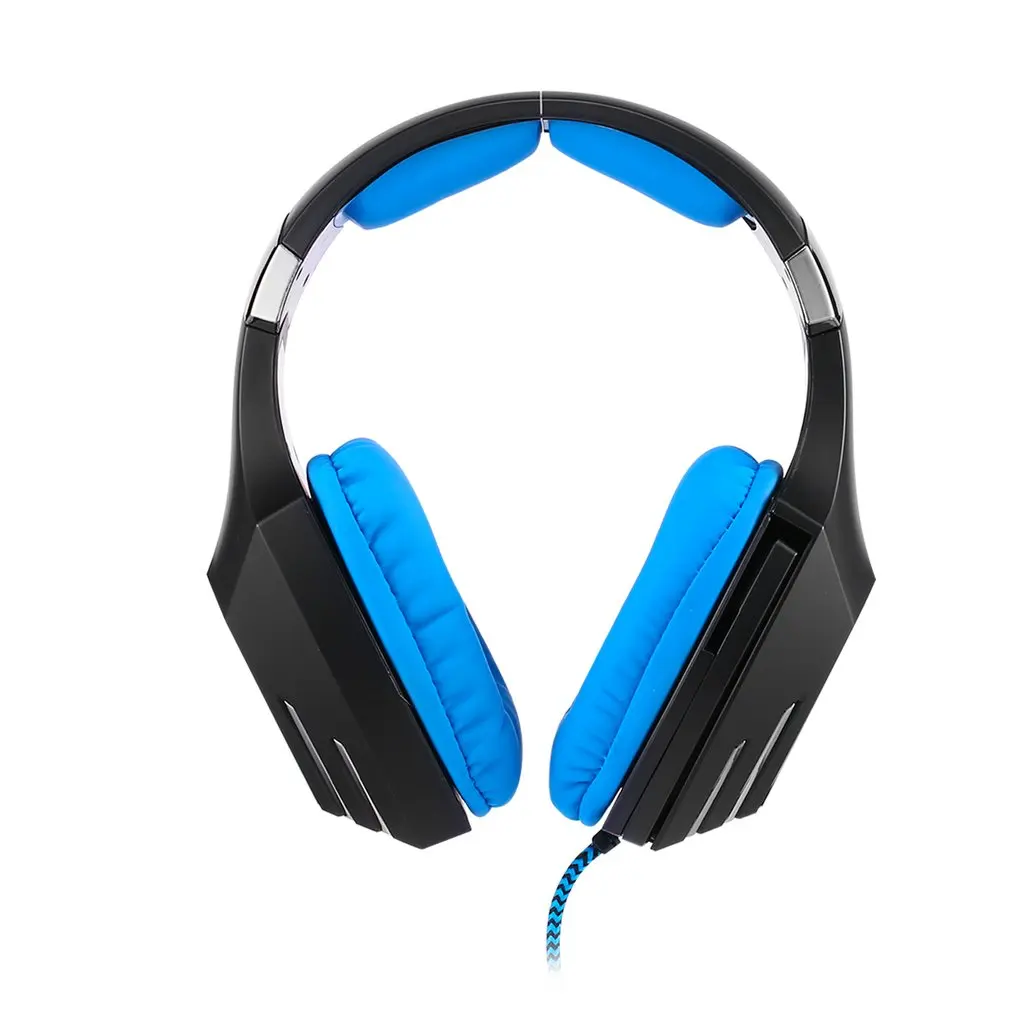 

SADES A60 USB Gaming Headset Over Ear Headband Stereo Heaphones With Microphone Noise Isolating Volume Control LED Light