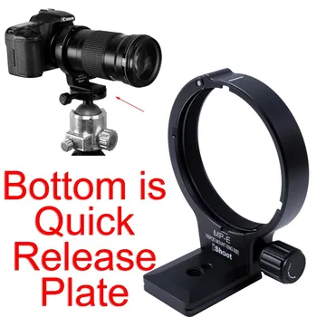 

Lens Tripod Mount Ring Support w/ Quick Release Plate for Canon B(B) MP-E 65mm f/2.8 1-5X Macro Photo EF 180mm f/3.5L Macro USM