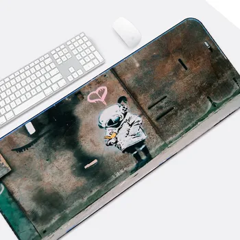 

Mairuige Cute Kids Graffiti Pattern Lovely Art Printing Mousepad Support Diy Custom for Infrared / Trackball Mouse Gaming Mat