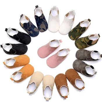 

Hot Sell First Walkers Baby Shoes Autumn Fashion Pu Leather Baby Moccasins Shoes Sofe Sole Baby Girls Boys Shoes Baby Boots