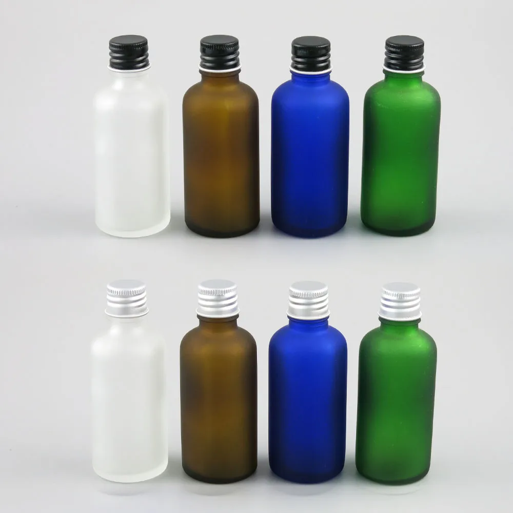 360x50 мл эфирное масло Портативный зеленый/Clear/коричневый/бутылка синее стекло с алюминиевой крышкой для жидкий реагент бутылочка с пипеткой