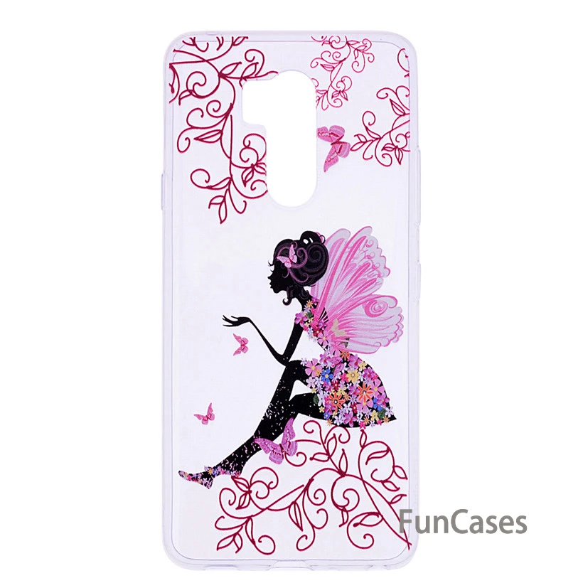 Case For LG G7 Case Silicone For LG G7 Transparent Case Fashion Ultra Thin Soft TPU Pattern Cover Accessory vendita cellular