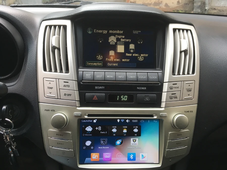 

BYNCG Android 8.0 Octa Core 2GB RAM 32G ROM Car DVD player gps Radio Wifi 1024*600 for Lexus rx300,rx330,rx350,rx400h 2004-2010