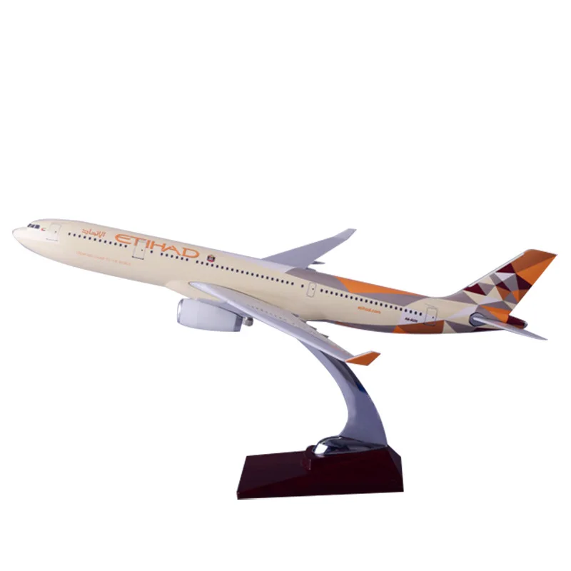 40 см смолы A330 с трёхмерными чертёжами Аэробус Etihad авиакомпании дыхательные пути