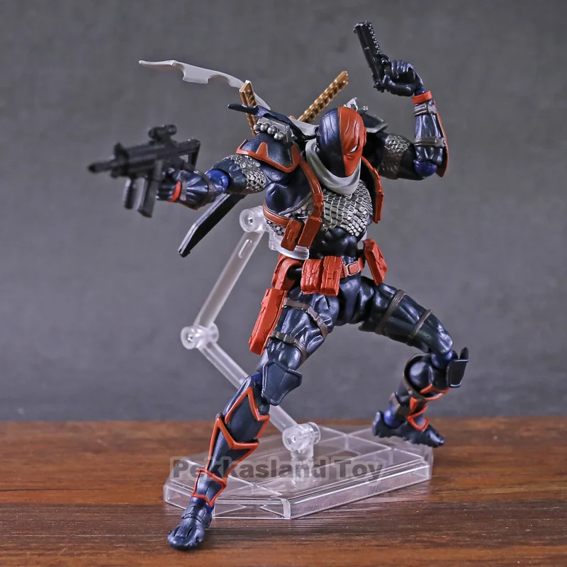 DC Comics Amazing Yamaguchi Revoltech Series NO.011 Deathstroke Figure PVC Death Stroke Action Figu