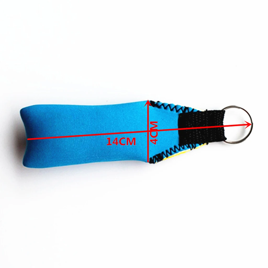 Rectangle Neoprene Floating Keyring Water Floatable Key Ring Keychain for Boating Yachting Sailing Beach Seaside Water Sports