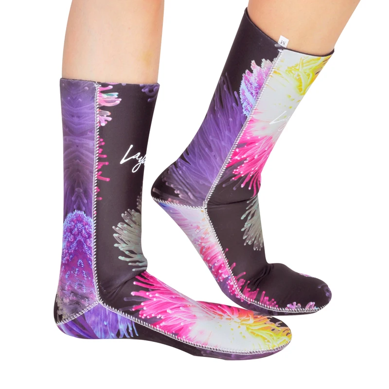 Women Diving Socks Beach Socks Water Sport Socks Fins Sheos 3mm