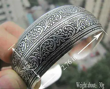 

Free shipping@@10PC@@@Tibetan Tibet Silver Totem Bangle Cuff Bracelet New Style--style 16