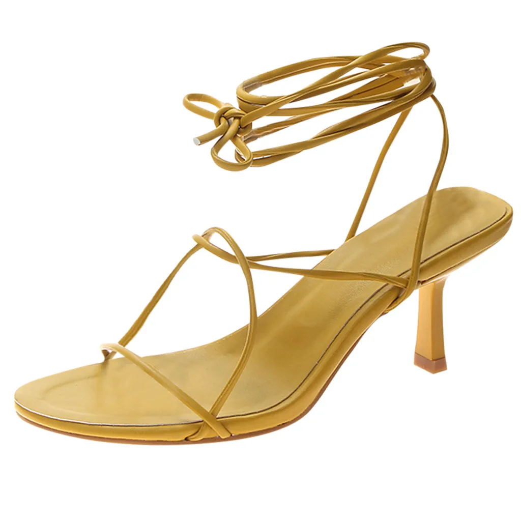 SAGACE/; женские босоножки на высоком каблуке; Модные женские повседневные сандалии из ПВХ с прозрачными ремешками и круглым носком; Новинка - Цвет: Цвет: желтый