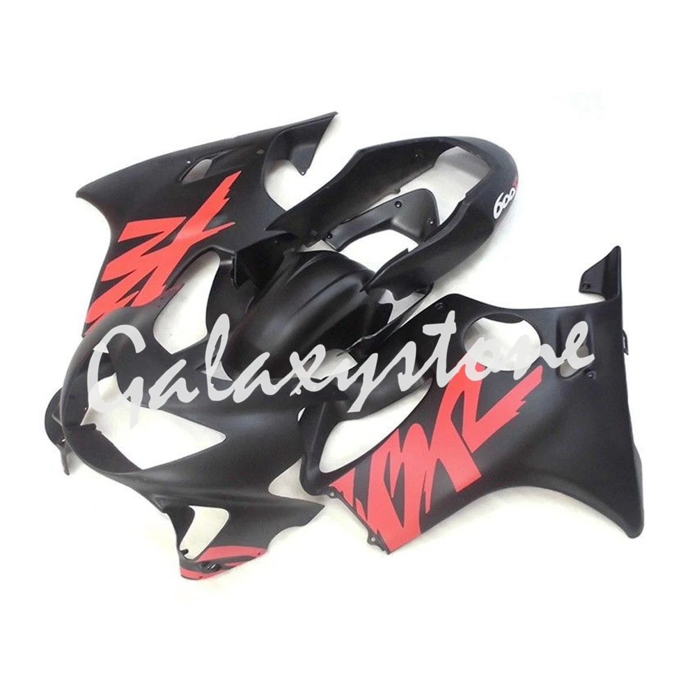 

ABS Fairing Bodywork Fits for Honda CBR600F4 1999-2000 Black+Red CBR&White 600F Logo