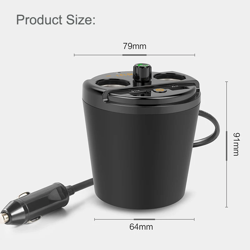 E2106 401E Bluetooth Cup Charger MP3 Player (12)