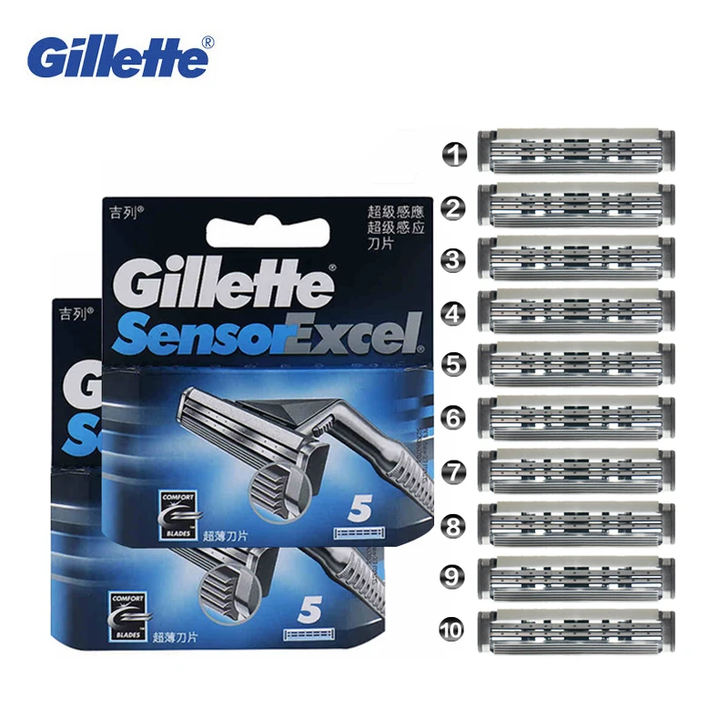 lame rasoir gillette sensor excel