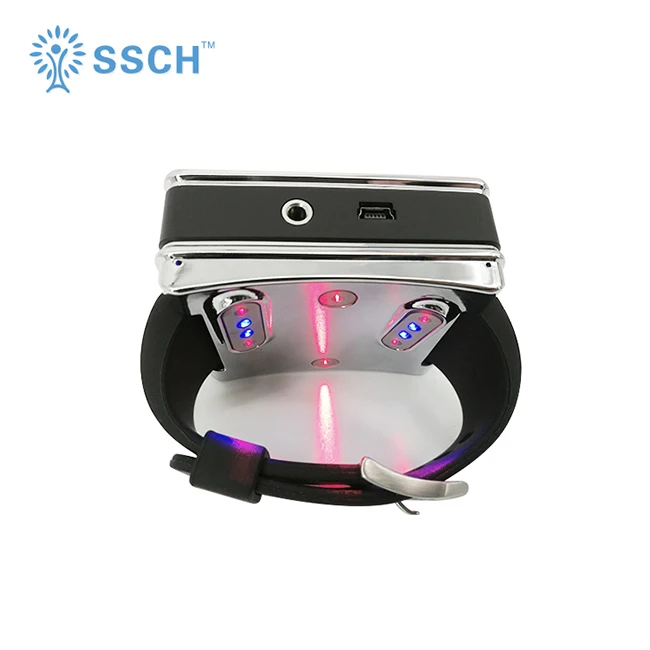 physiotherapy lllt laser wrist semiconductors 2 colors red blue diode Acupuncture diabetes medical therapy watch physiotherapy lllt laser wrist semiconductors 2 colors red blue diode Acupuncture diabetes medical therapy watch
