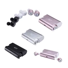 Модные мини Близнецы Bluetooth Наушники Беспроводной бас HiFi стерео наушники-вкладыши для сотового телефона ПК Универсальный с док-станция