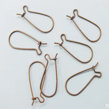 

2000piece Gunmetal Antique Bronze Silver Rhodium Plated Kidney French Earwire Earring Hook Wires Jewelry Findings Accessories