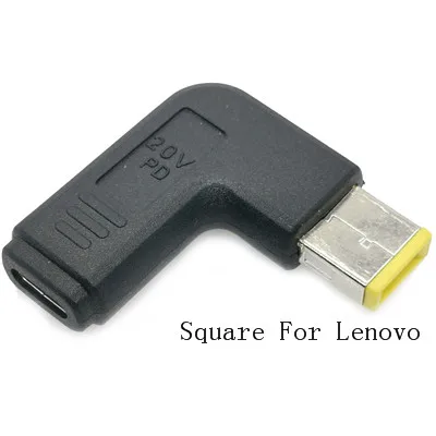 

USB Type C Female Plug Adapter Converter Laptop Dc Power Charger for Lenovo ThinkPad X1 Carbon E431 E531 S431 T440 G500 G505