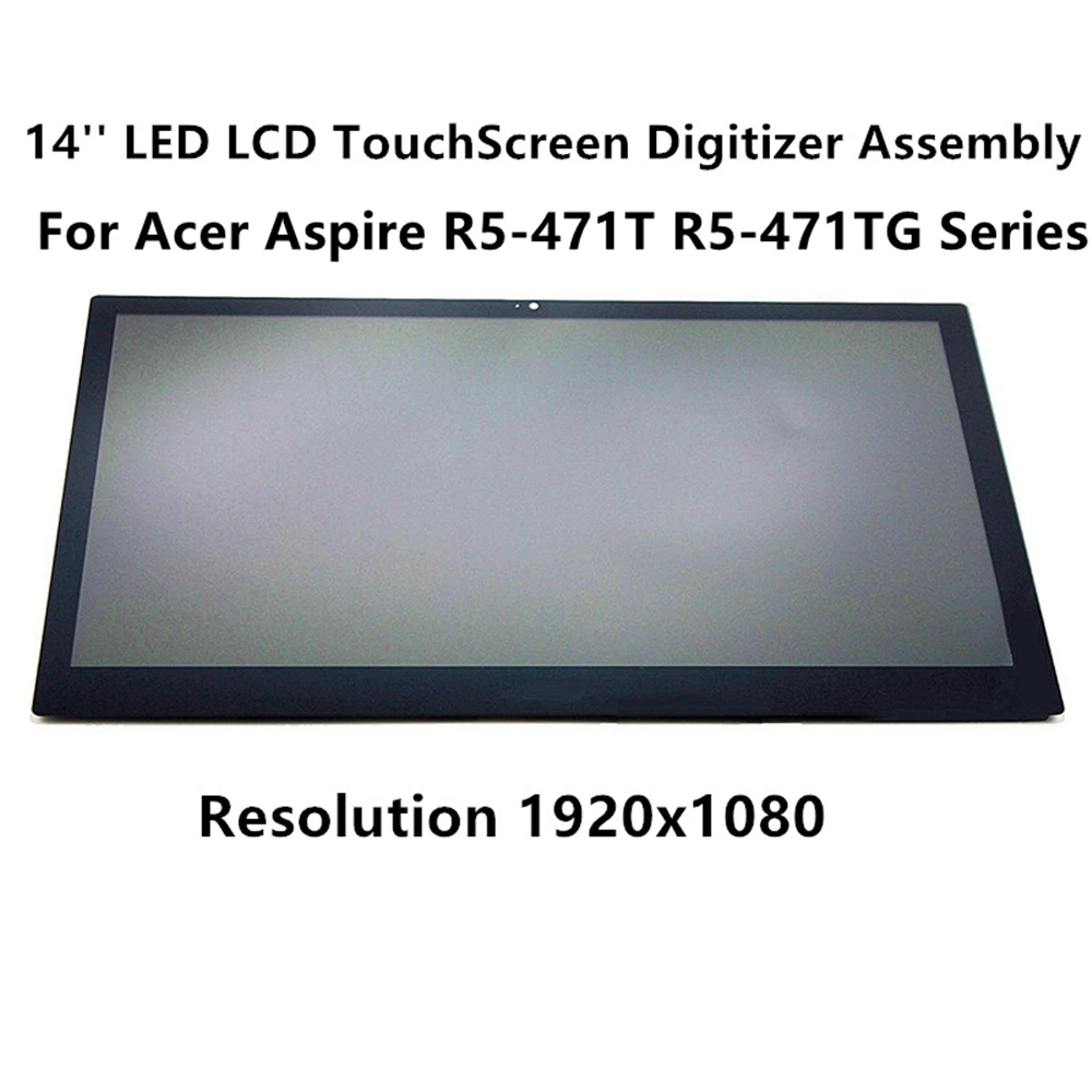 FTDLCD 14 LCD TouchScreen Digitizer Laptop Assembly For font b Acer b font Aspire R5 471T