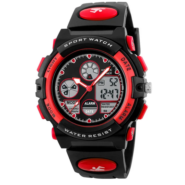 Kids design Date Analogue LED Watches Digital Wrist Watchin Children's
