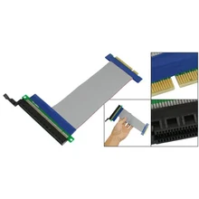 DSHA горячий PCI-E 8X к 16X слот Riser Card гибкий Удлинительный кабель