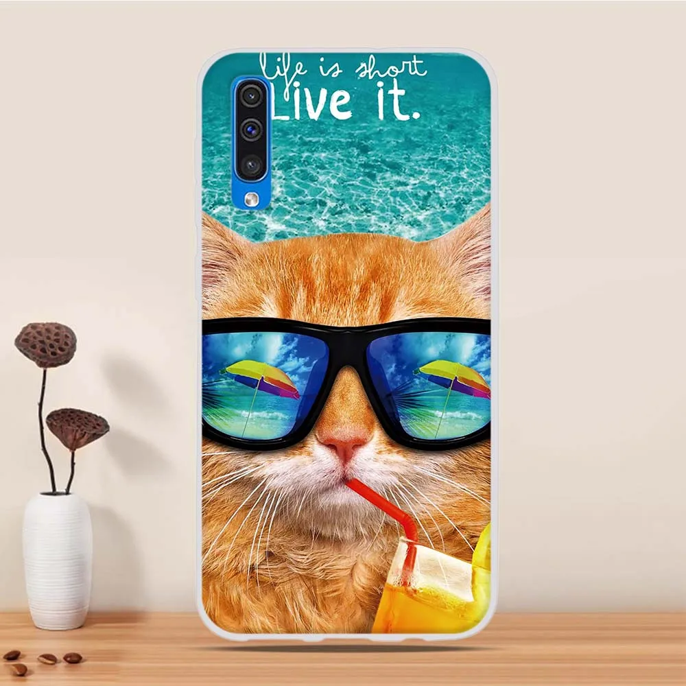 12 Силиконовый чехол для samsung Galaxy A50, чехол для samsung Galaxy A10, A30, A20, A60, A70, A40, чехол из ТПУ, задняя крышка для samsung A50, чехол - Цвет: 12
