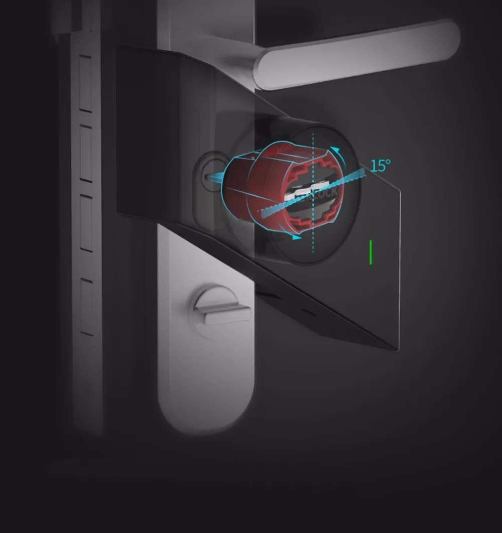 Умный Замок Xiao mi Sherlock M1 mi jia, умный дверной замок, без ключа, отпечаток пальца+ пароль, работает на приложение mi home, управление телефоном