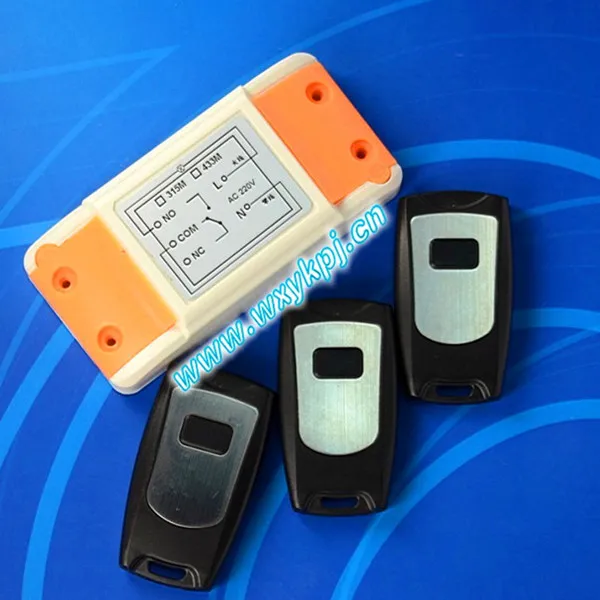 

AC220V 1CH Learning code wireless remote control for light home control system