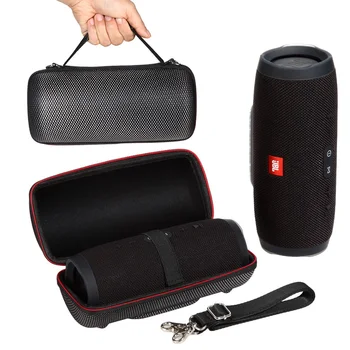 

Travel Protective Wireless Bluetooth Speakers Box Cover Cases for JBL Charge 3 Charge3 Speakers Storage Zipper Bags (With Belt)