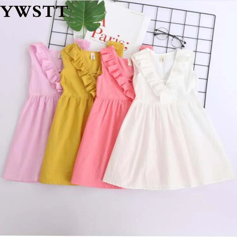 

Girl Dresses Candy Color Girl Dresses 2018 Summer Style Children's Clothing Dresses For Girl Backless cool Infant Girl Clothes