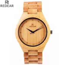 REDEAR902 font b all b font bamboo material luxury men s font b watch b font