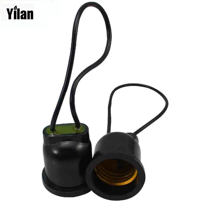 5Pcs Dedicated to Outdoor E27 Lamp Bases 6A 250V Water proof Plastic