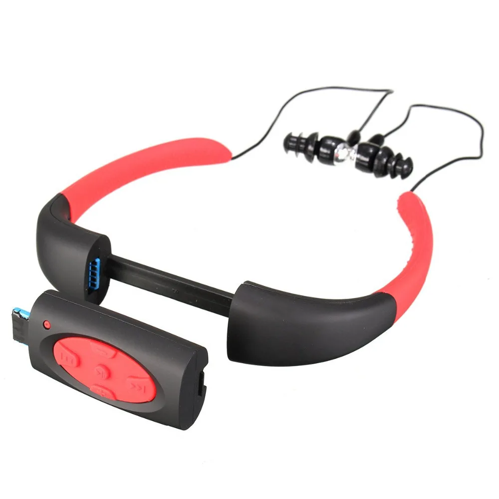 Продажа Ihens5 IPX8 водонепроницаемый 8 Гб подводный спорт MP3 музыкальный плеер шейные стерео наушники Аудио гарнитура с FM для дайвинга плавания