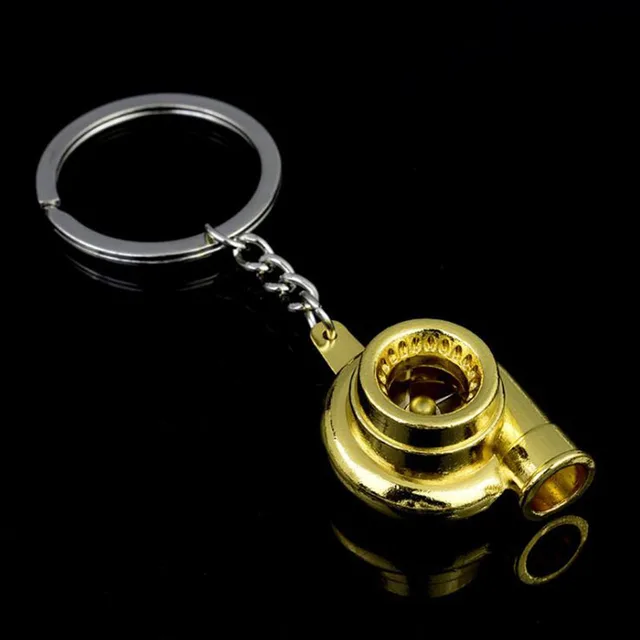 Buy Vintage Silver Turbo Keychain Automotive Car