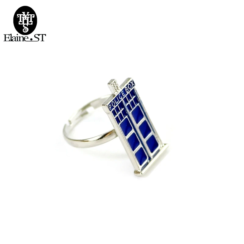 CBRL Dr Doctor Who Dalek Ring in rings Police Box Blue Enamel Rings Luxury Fashion Jewelry Can Adjust | Украшения и аксессуары