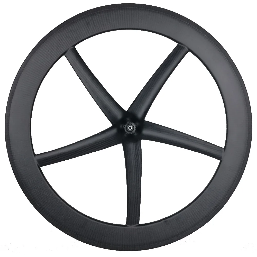 CarbonWheel 5 Spoke Wheel Tubular And Clincher 65mm Carbon Wheels 25mm