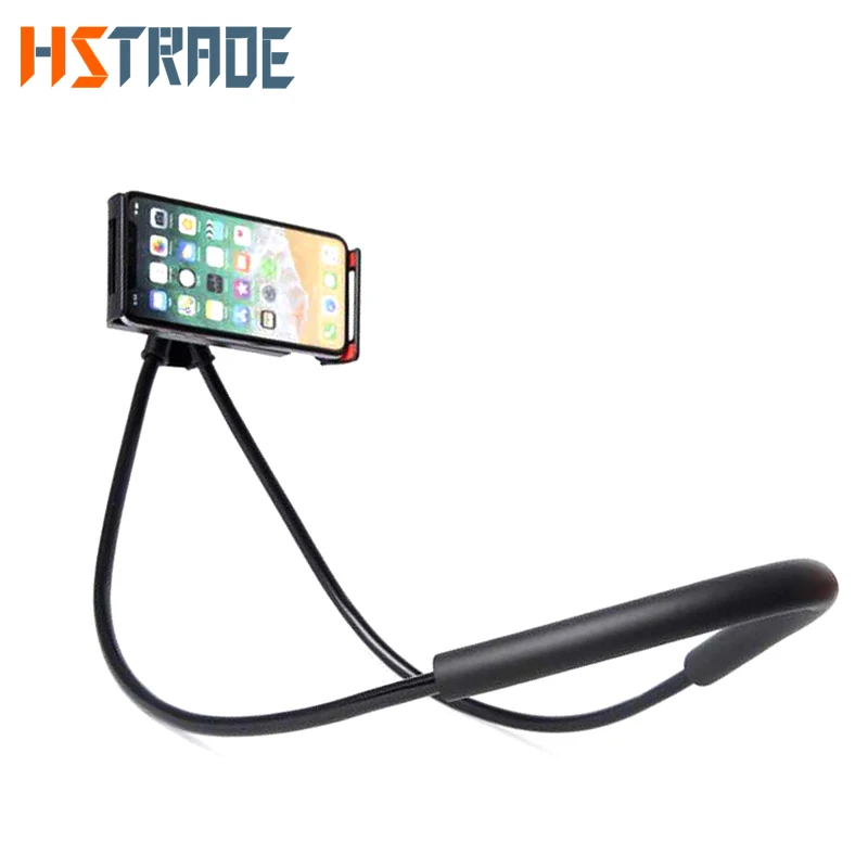 

HSTRADE Flexible Mobile Phone Holder Hanging Neck Lazy Necklace Bracket Smartphone Holder Stand For iPhone Xiaomi Huawei