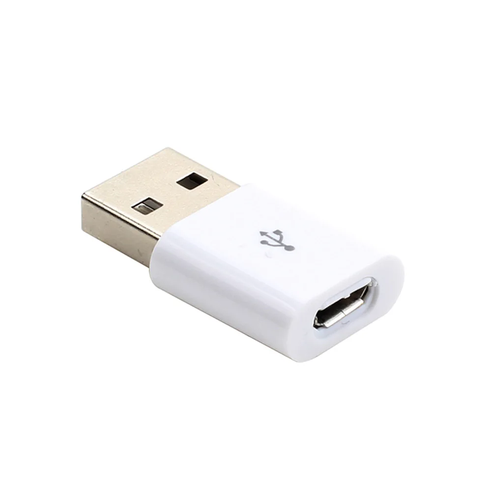 Etmakit USB мужчина к Micro USB Женский OTG адаптер конвертер данных зарядное устройство для телефона Tablet PC NK-Shopping - Цвет: Белый