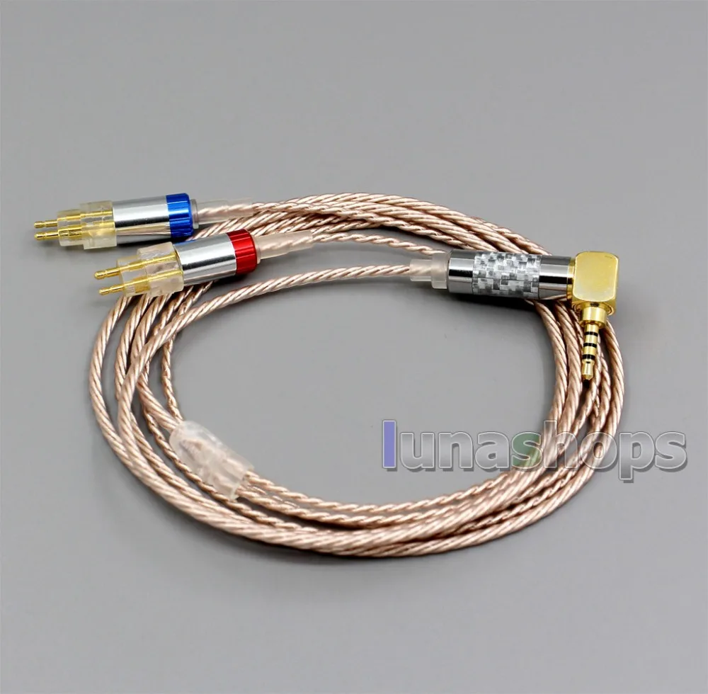 LN006375 Hi-Res посеребренный XLR 3,5 мм 2,5 мм 4,4 мм кабель для наушников для Sennheiser HD580 HD600 HD650 HDxxx HD660S