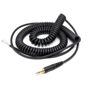 

OOTDTY Spring Coiled Repair DJ Cord Cable Replacement for ATH-M50 ATH-M50s SONY MDR-7506 7509 V6 V600 V700 V900 7506 Headphones