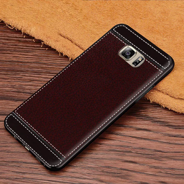 Чехол для Galaxy Note 5 с текстурой личи мягкий чехол из ТПУ чехлы N920A N9200 SM N920 N920C Etui
