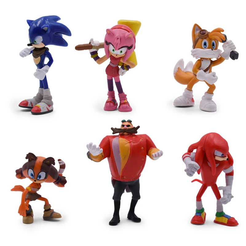 Игрушечные фигурки персонажей из аниме Sonic 6 шт./компл. стрела 4 го поколения